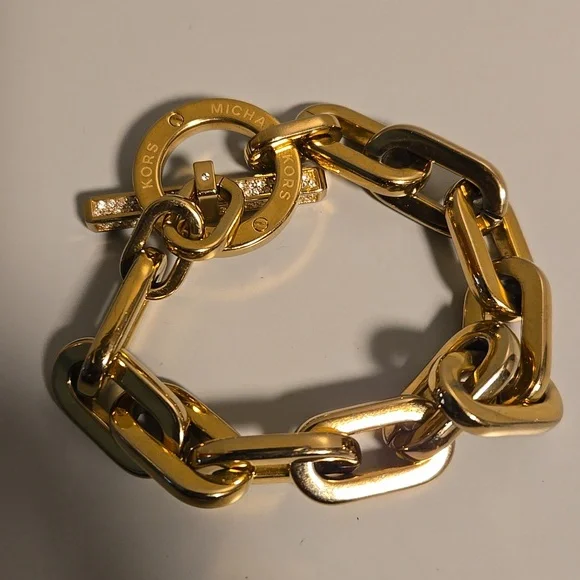 Michael Kors Gold-Tone Chain Bracelet - Picture 1 of 3